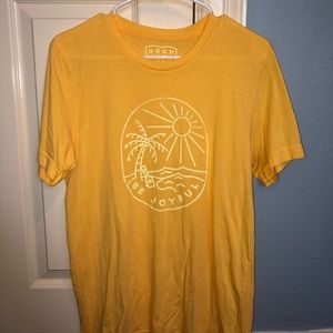 yellow joyful shirt